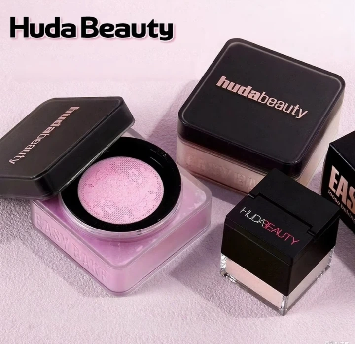 Huda Beauty Delicate Setting Powder Lasting Without Shedding Makeup Control Oil Locking Moisture Create Zero Pore Base Makeup