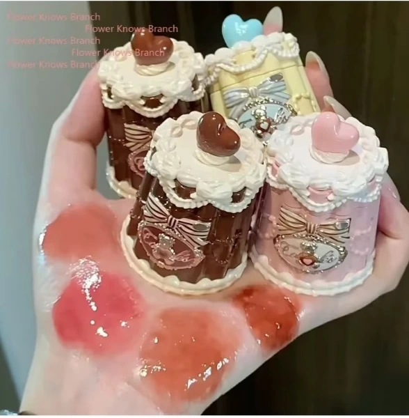Flowerknows THE SWEETIE BEAR COLLECTION Coating Lip Jelly SOFT Lip gloss,Hydrating Gloss,Moisturizing Tint,Shine & Glow Finish