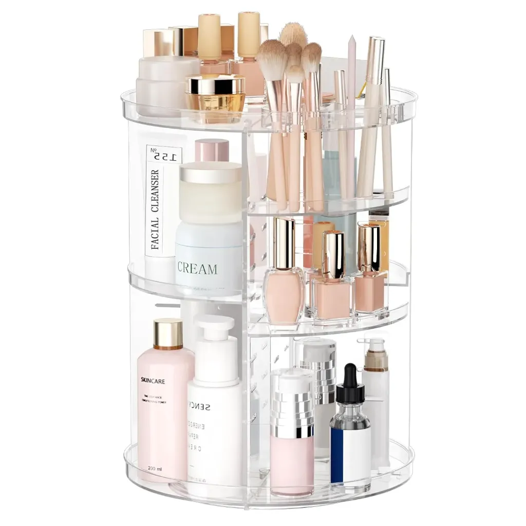 Rotating make-up organizer